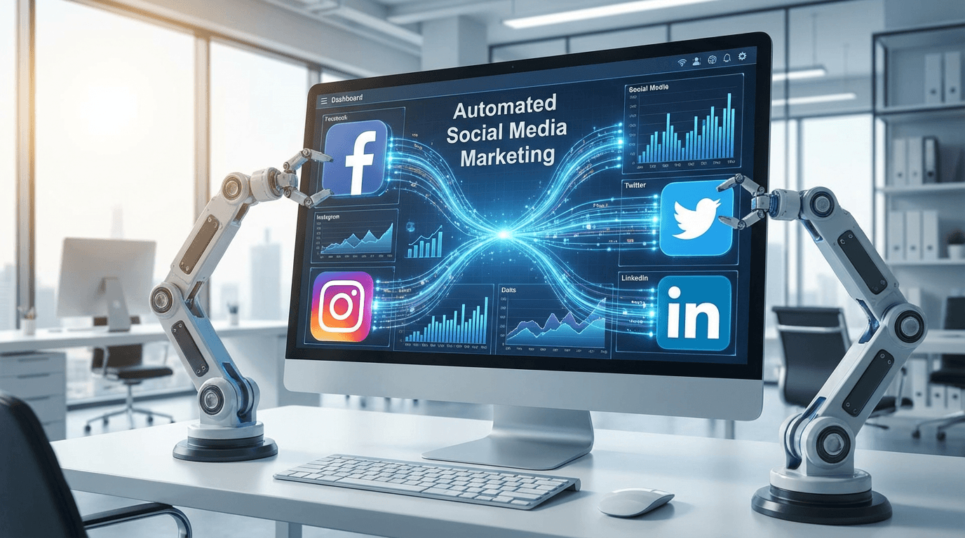 Scale your brand with automated social media marketing. Learn how machine learning, predictive scheduling, and AI-driven sentiment analysis boost ROI in 2026.