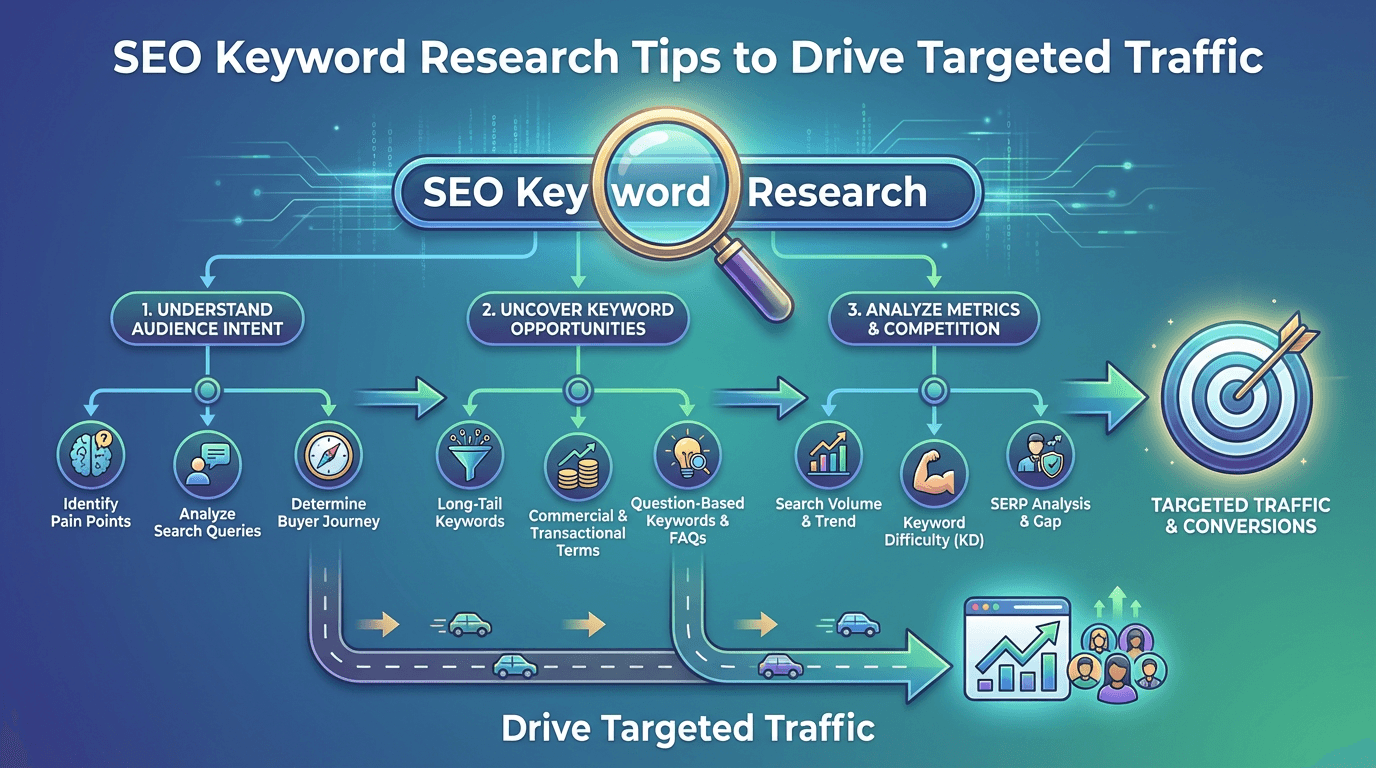 Master 2026 SEO with AI-powered keyword research and marketing strategies. Learn to identify long-tail opportunities, optimize for intent, and boost organic ROI.