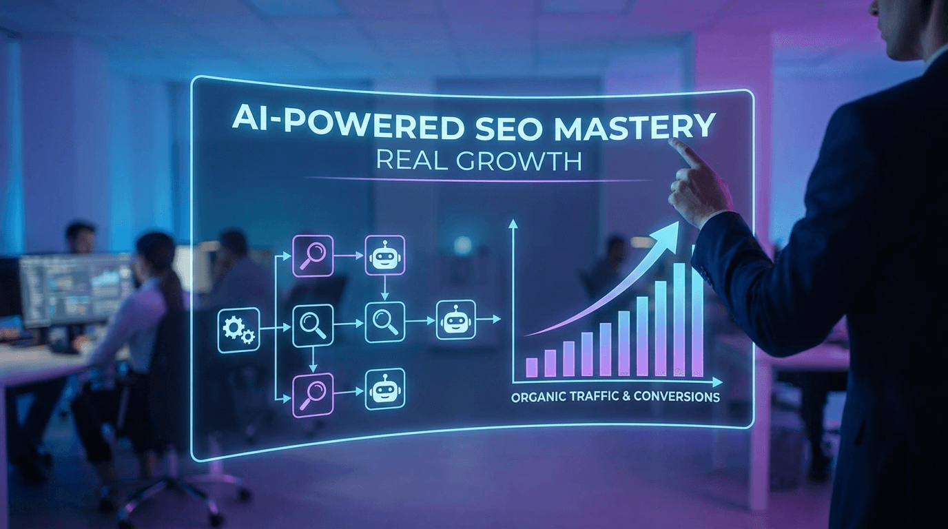 Drive predictable growth with AI-driven SEO. Learn how machine learning, NLP, and predictive analytics automate keyword research and content optimization for real ROI.