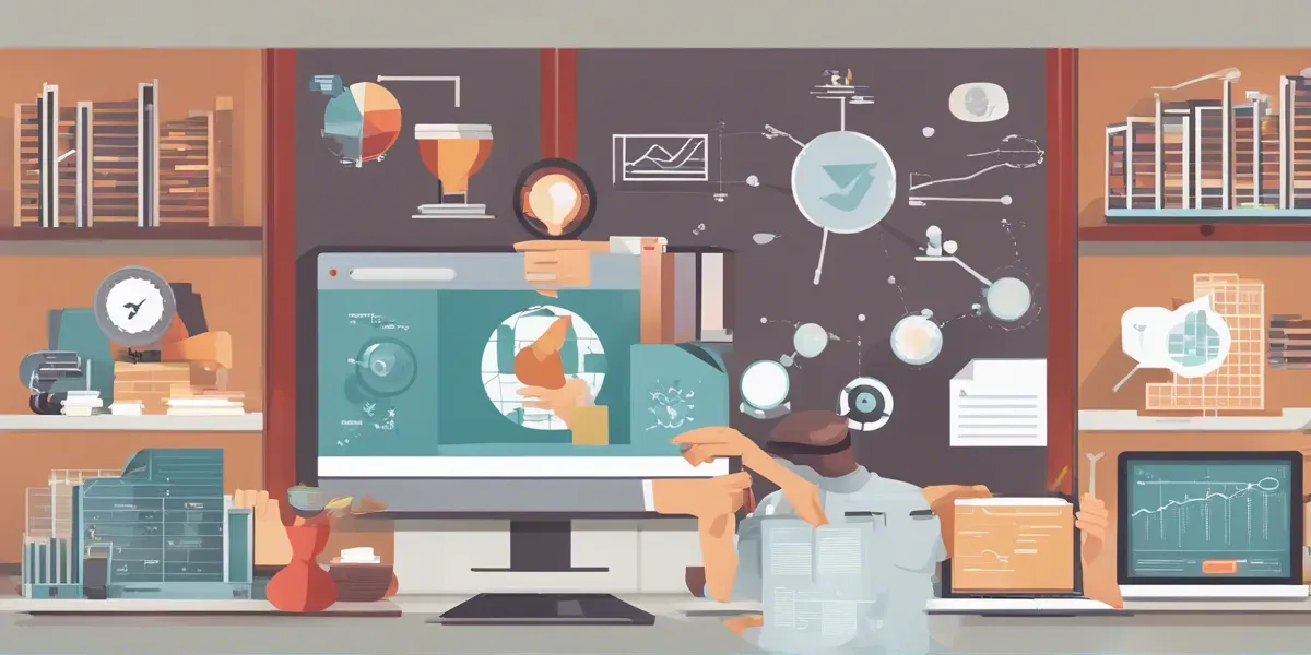 Content creator analyzing data for AI-driven content optimization to enhance SEO results
